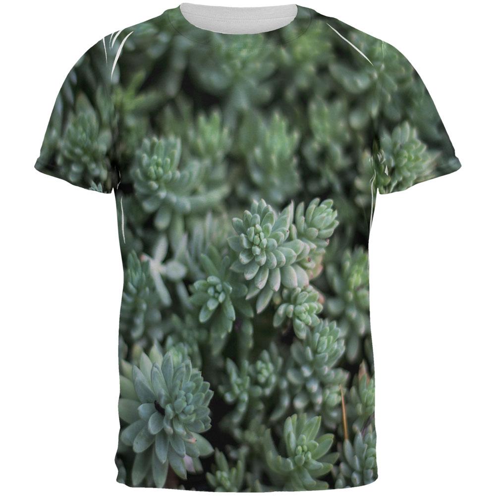 Halloween Succulent Bush Costume Nature Plants All Over Mens T Shirt Men's T-Shirts Old Glory 2XL Multi