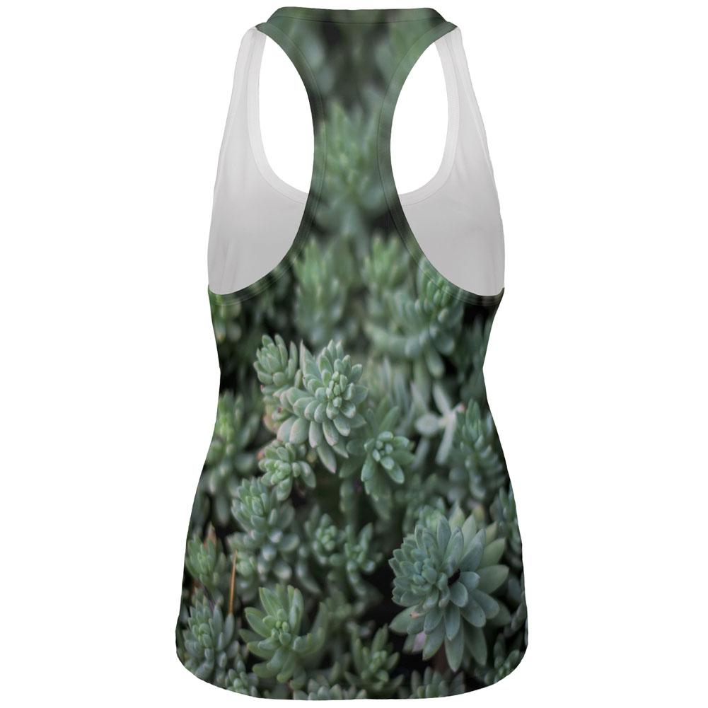 Halloween Succulent Bush Costume Nature Plants All Over Womens Work Out Tank Top Women's Tank Tops Old Glory