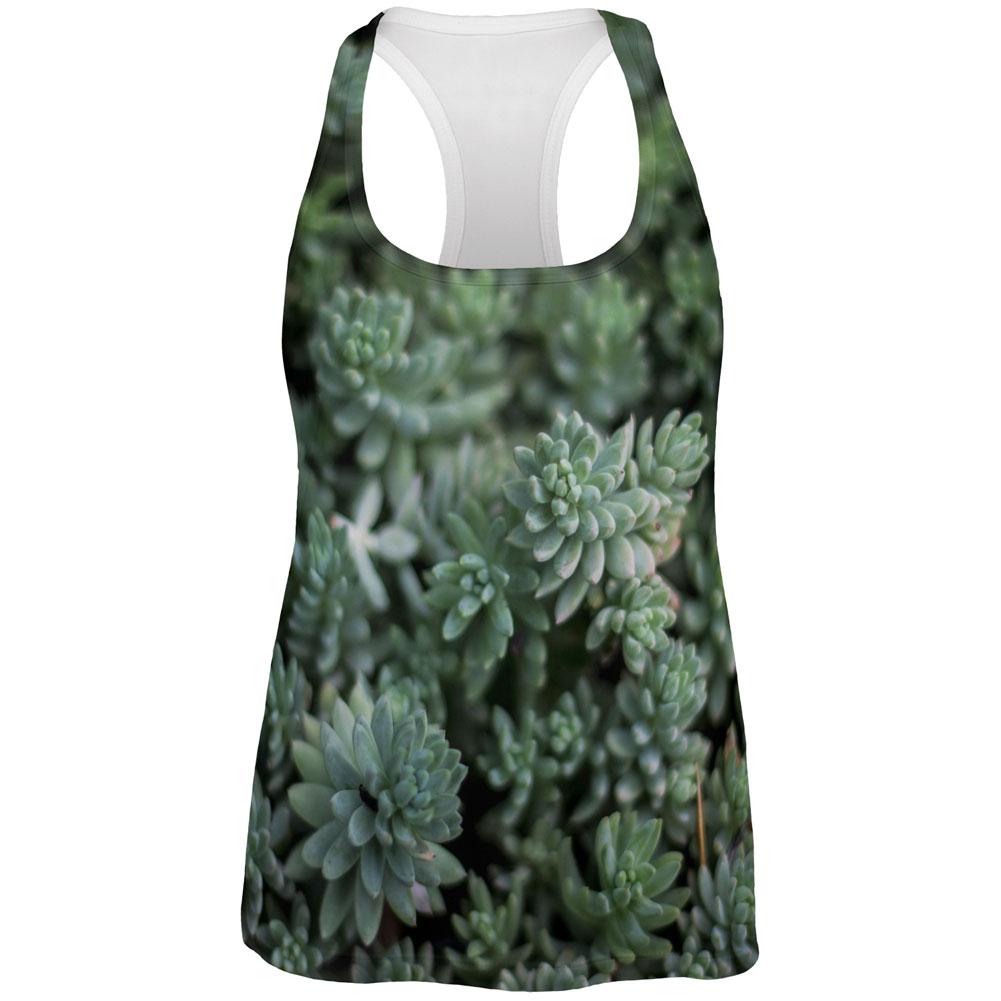 Halloween Succulent Bush Costume Nature Plants All Over Womens Work Out Tank Top Women's Tank Tops Old Glory 2XL Multi