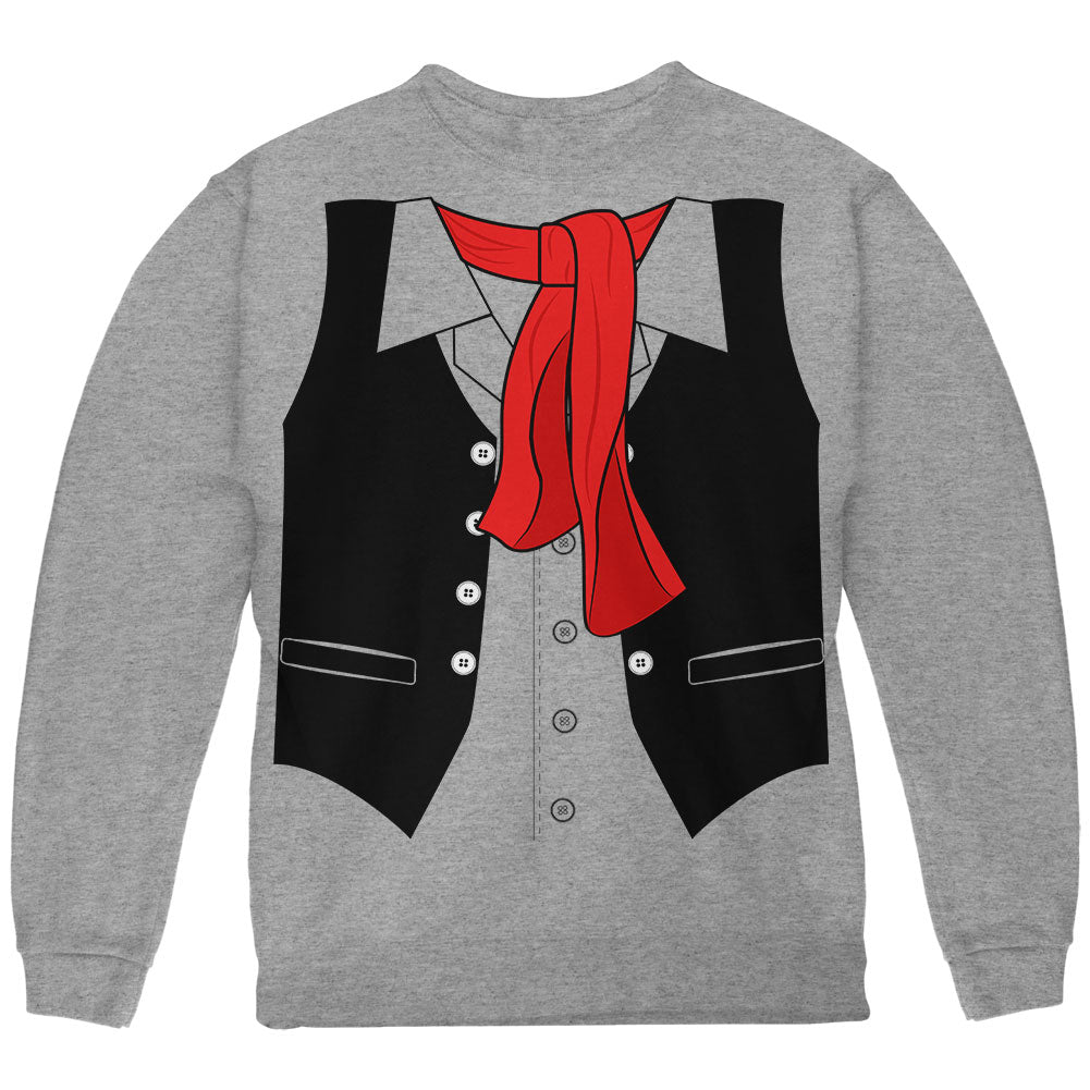 Halloween English Chimney Sweep Costume Youth Sweatshirt Youth Sweatshirts Old Glory YLG Sport Grey