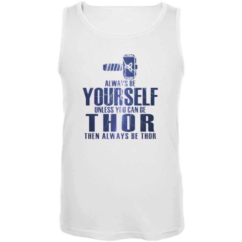 Always Be Yourself Thor Mens Tank Top Men's Tank Tops Old Glory 2XL White