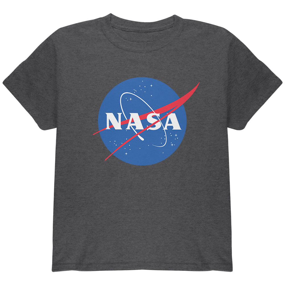 NASA Logo Youth T Shirt Youth T-Shirts Old Glory YLG Dark Heather