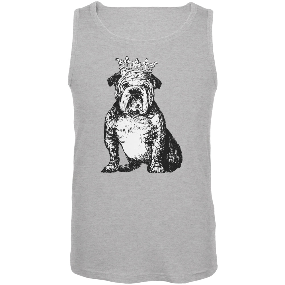 British Bulldog Crown Mens Tank Top Men's Tank Tops Old Glory 2XL Heather