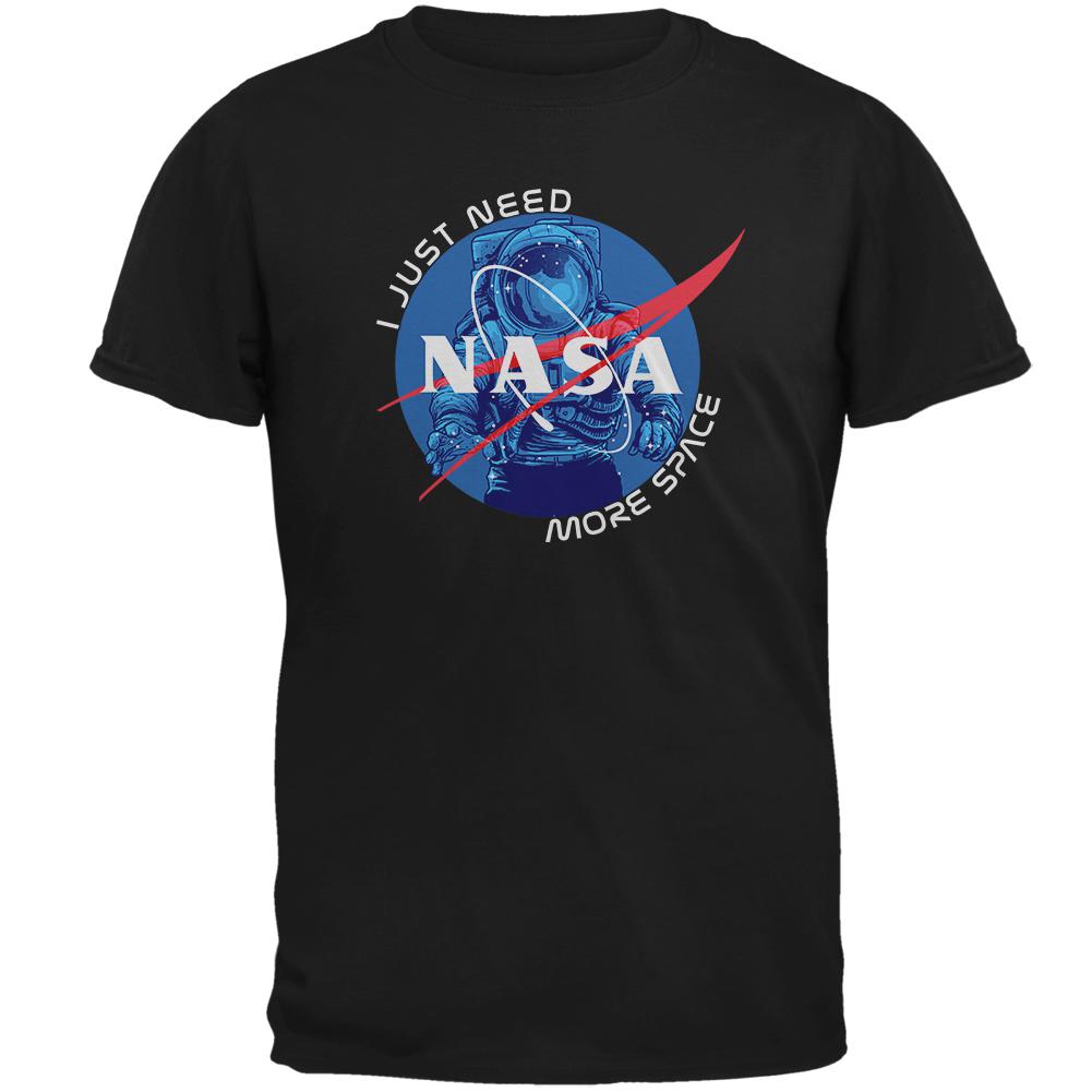 NASA Astronaut I Just Need More Space Mens T Shirt Men's T-Shirts NASA 2XL Black