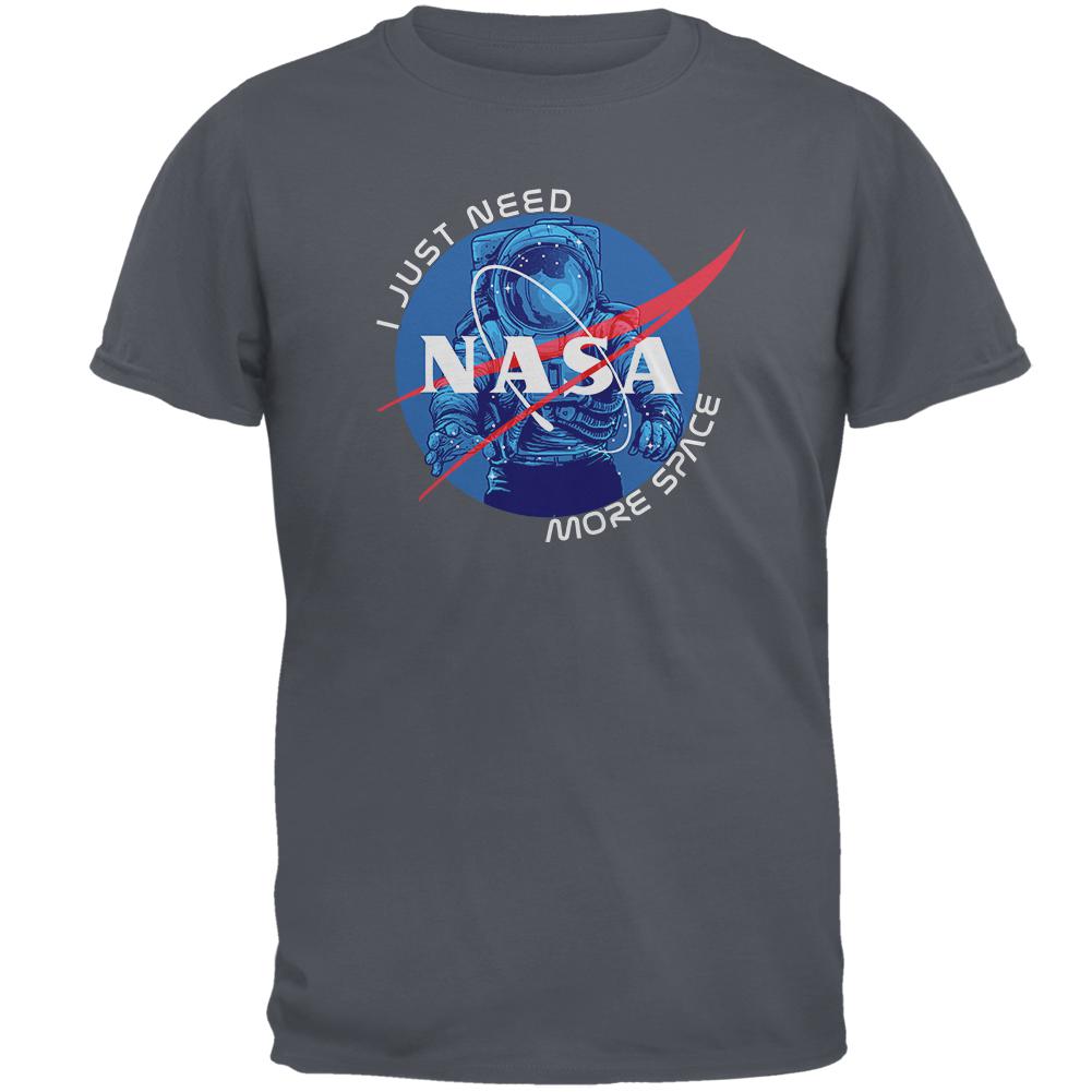 NASA Astronaut I Just Need More Space Mens T Shirt Men's T-Shirts NASA 2XL Grey