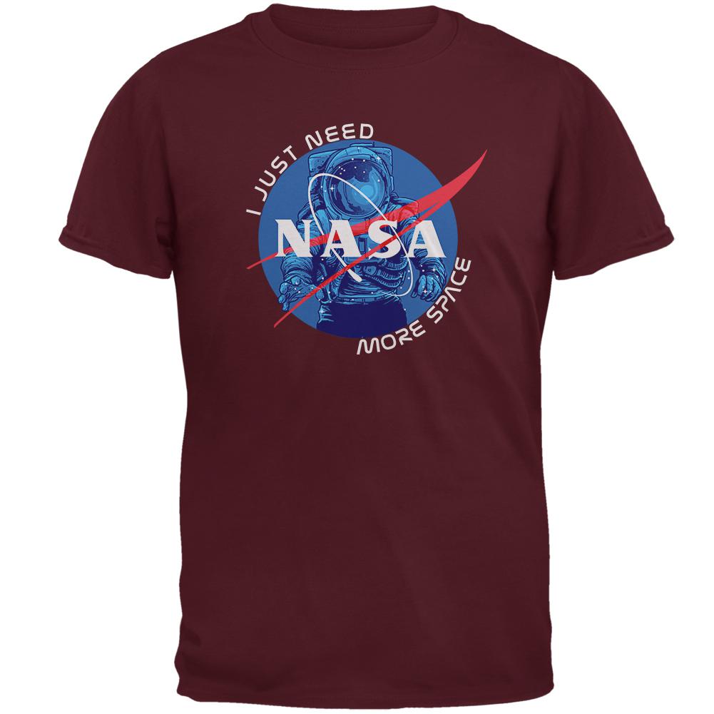 NASA Astronaut I Just Need More Space Mens T Shirt Men's T-Shirts NASA 2XL Red