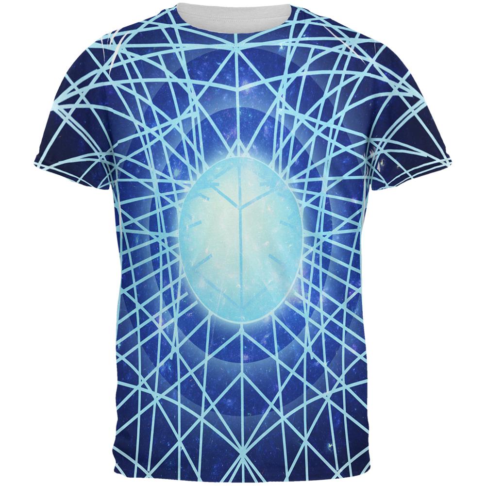 Gravity of a Black Hole Singularity All Over Mens T Shirt Men's T-Shirts Old Glory 2XL Multi