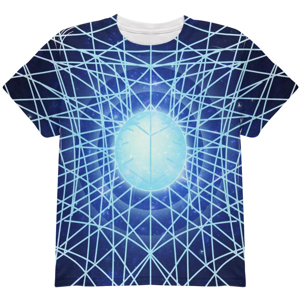 Gravity of a Black Hole Singularity All Over Youth T Shirt Youth T-Shirts Old Glory LG Multi