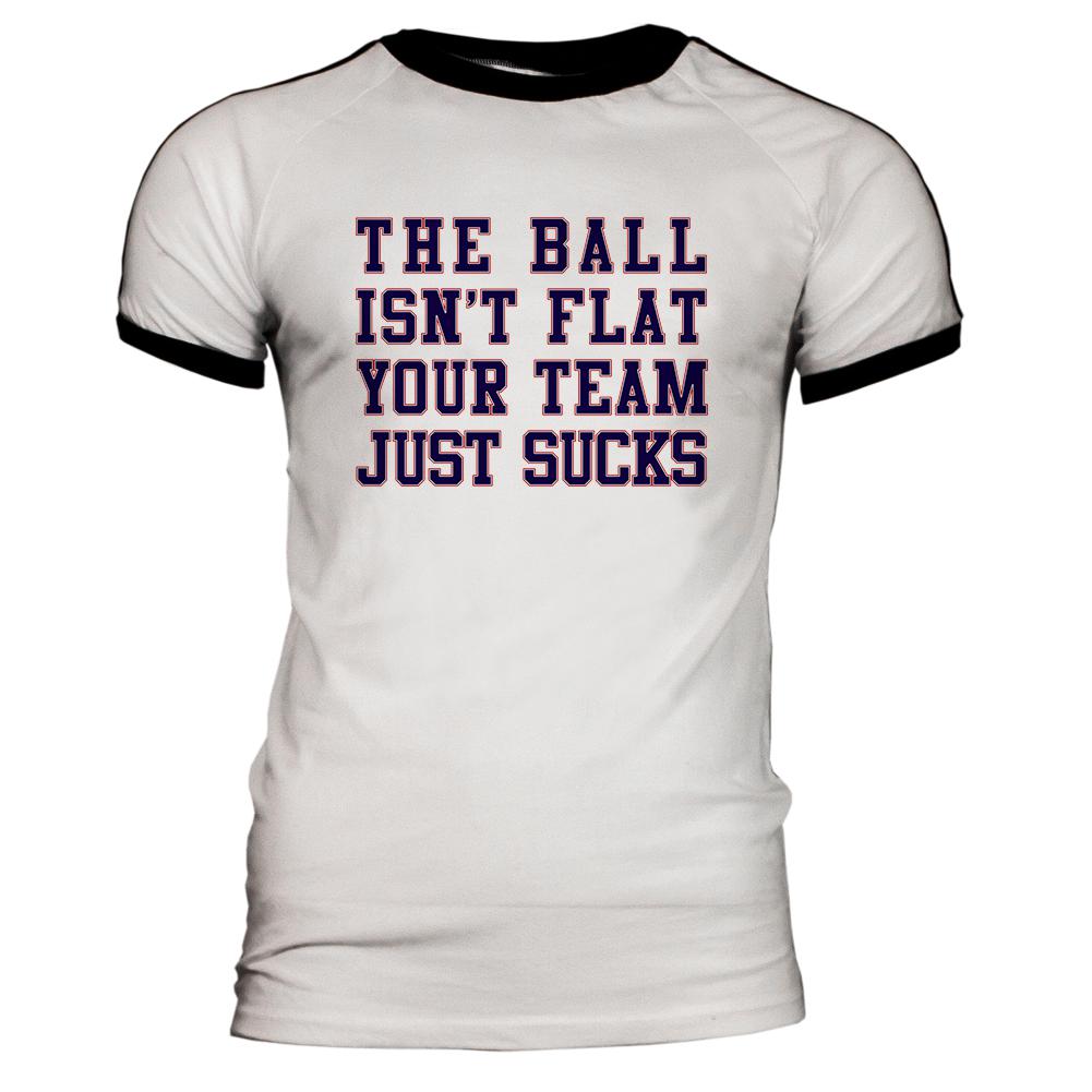 Deflategate Your Team Sucks Mens Soccer Jersey T Shirt Men's T-Shirts Old Glory 2XL White