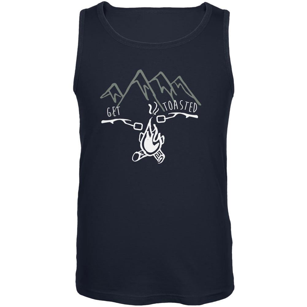 Camping Nature Get Toasted Smores Mens Tank Top Men's Tank Tops Old Glory 2XL Navy
