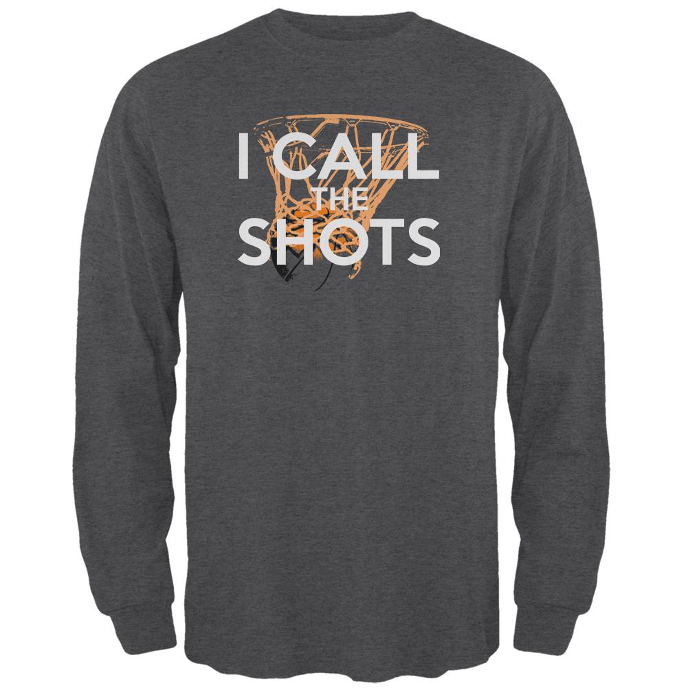 I Call the Shots Mens Long Sleeve T Shirt Men's Long Sleeves Old Glory 2XL Black