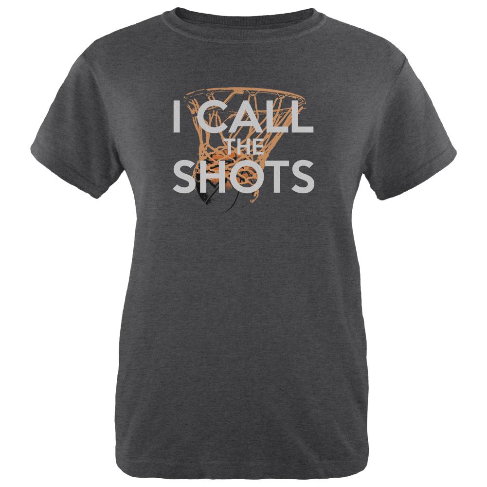 I Call the Shots Womens Soft Heather T Shirt Women's T-Shirts Old Glory 2XL Black