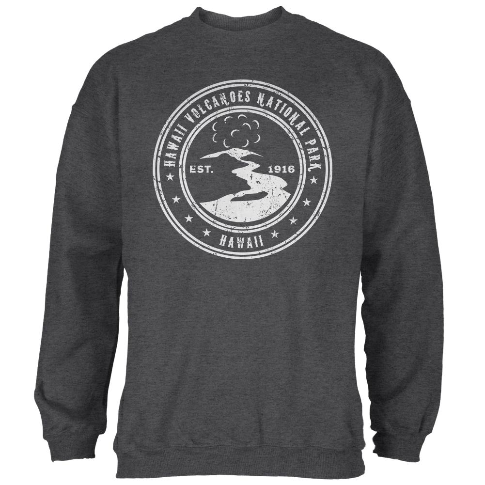 Hawaii Volcanoes National Park Mens Sweatshirt Men's Sweatshirts Old Glory 2XL Black