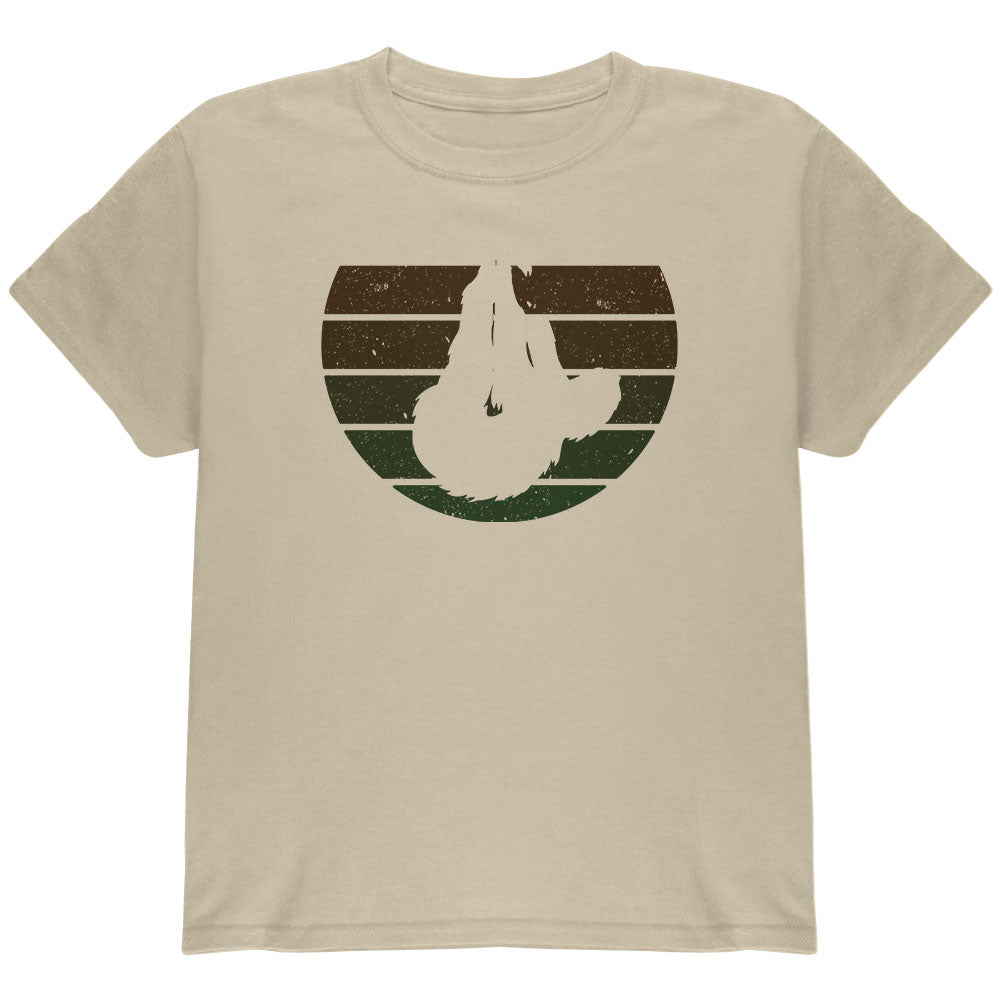 Sloth Retro Naturals Youth T Shirt Youth T-Shirts Old Glory YLG Grey