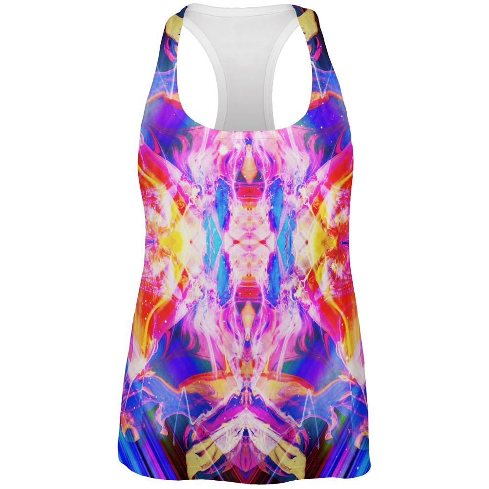 Explore the Multiverse All Over Womens Work Out Tank Top Women's Tank Tops Old Glory 2XL Multi