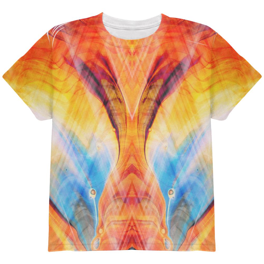 Explore Strange New Worlds All Over Youth T Shirt Youth T-Shirts Old Glory LG Multi