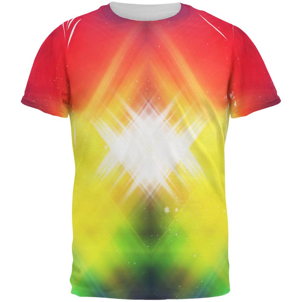Galaxy Nova 70s Flashback All Over Mens T Shirt Men's T-Shirts Old Glory 2XL Multi