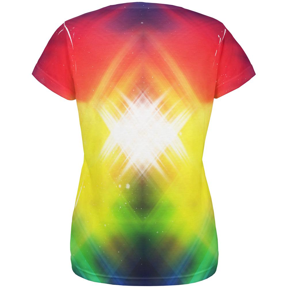 Galaxy Nova 70s Flashback All Over Womens T Shirt Women's T-Shirts Old Glory