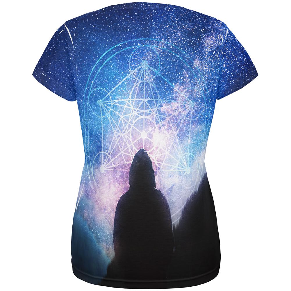 La Fin du Monde Metatron's Cube All Over Womens T Shirt Women's T-Shirts Old Glory