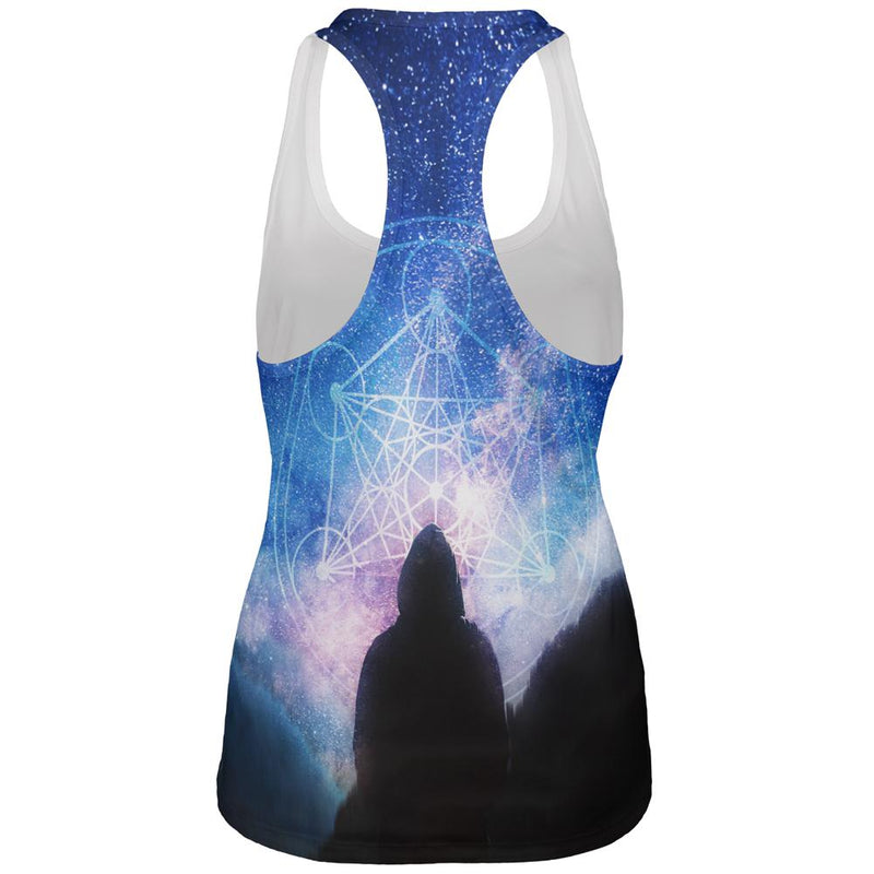 La Fin du Monde Metatron's Cube All Over Womens Work Out Tank Top Women's Tank Tops Old Glory