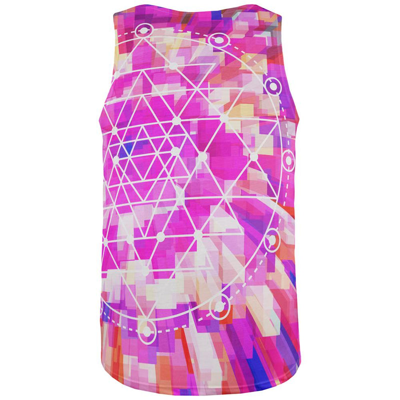 Sri Yantra Sacred Geometry All Over Mens Tank Top Men's Tank Tops Old Glory