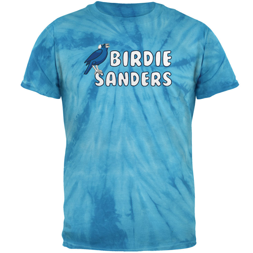 Election 2020 Bird Birdie Bernie Sanders Mens T Shirt Men's T-Shirts Old Glory 2XL Pinwheel Blue Tie Dye