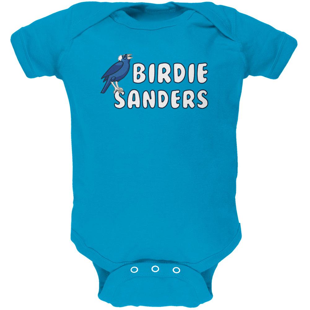 Election 2020 Bird Birdie Bernie Sanders Soft Baby One Piece Baby One Piece Old Glory 0-3M Blue
