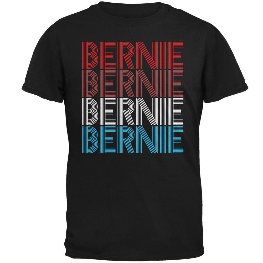 Election 2020 Bernie Sanders Vintage Style USA Mens T Shirt Men's T-Shirts Old Glory 2XL Black