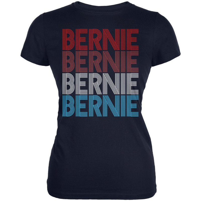 Election 2020 Bernie Sanders Vintage Style USA Juniors Soft T Shirt Juniors T-Shirts Old Glory 2XL Navy