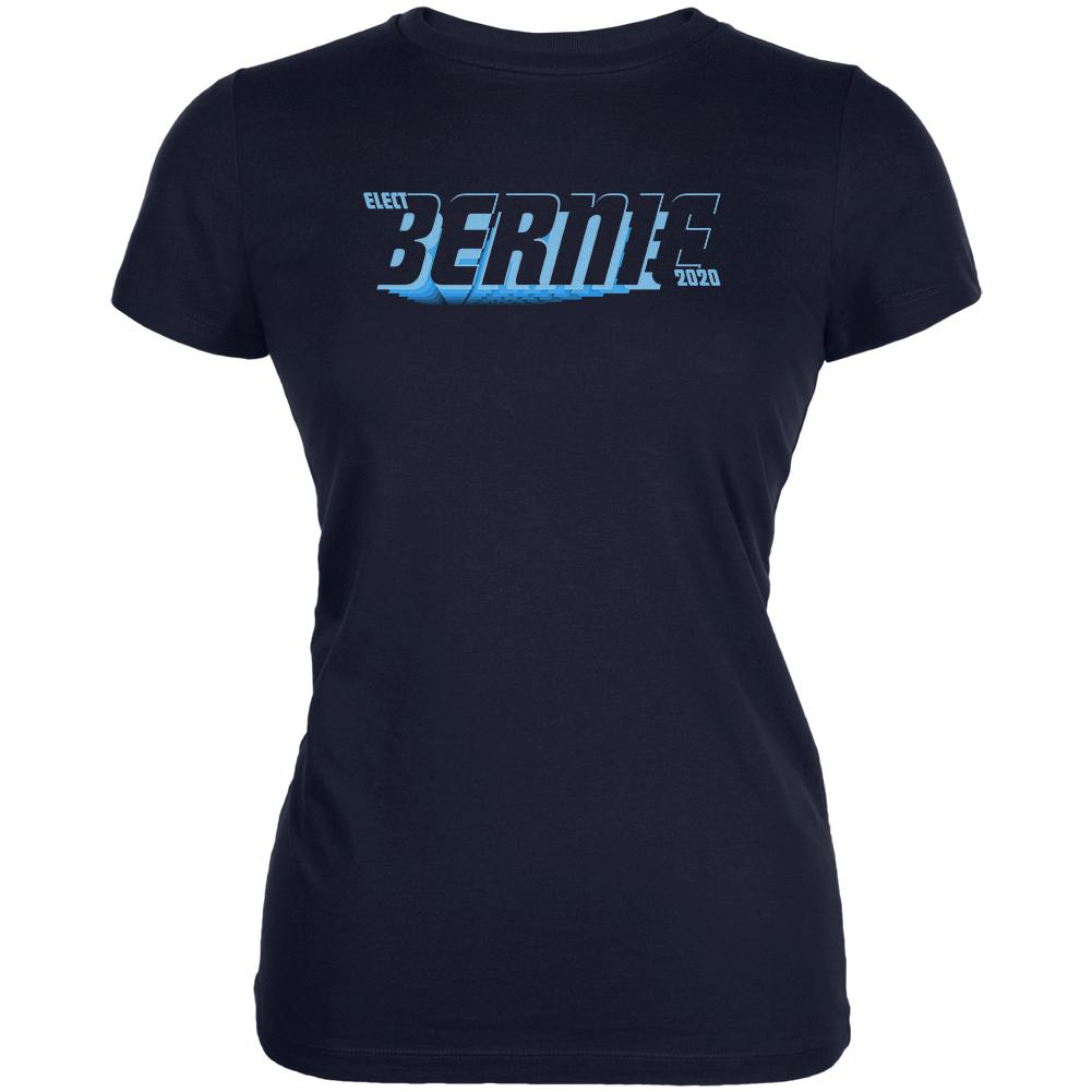 Election 2020 Bernie Sanders Zoom Juniors Soft T Shirt Juniors T-Shirts Old Glory 2XL Navy