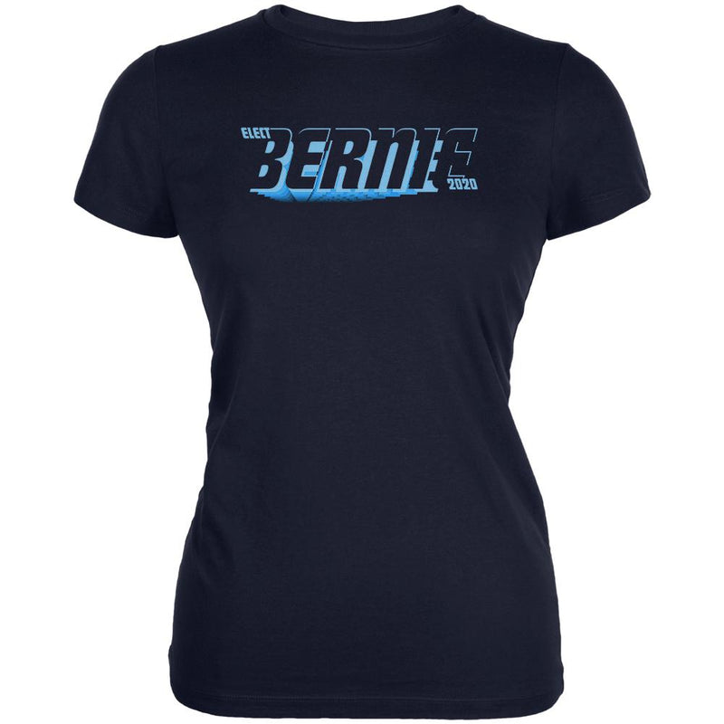 Election 2020 Bernie Sanders Zoom Juniors Soft T Shirt Juniors T-Shirts Old Glory 2XL Navy