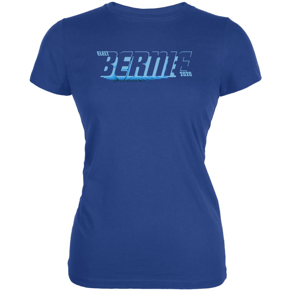 Election 2020 Bernie Sanders Zoom Juniors Soft T Shirt Juniors T-Shirts Old Glory 2XL Blue