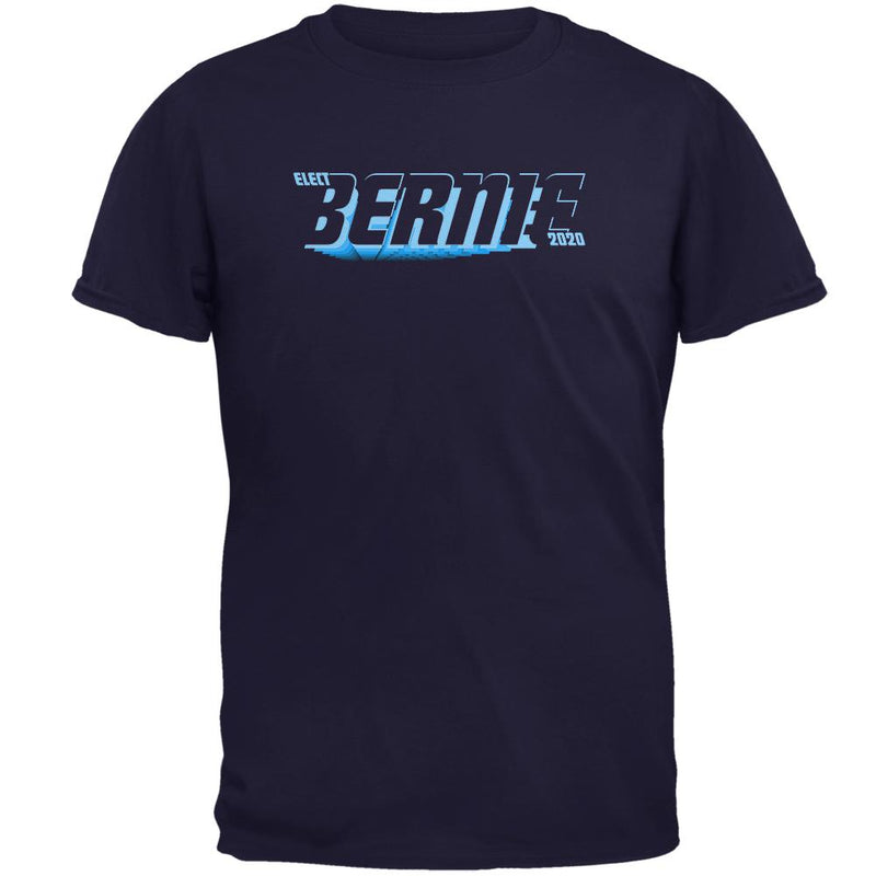 Election 2020 Bernie Sanders Zoom Mens T Shirt Men's T-Shirts Old Glory 2XL Navy