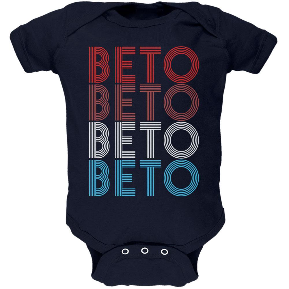 Election 2020 Beto O'Rourke Vintage Style Soft Baby One Piece Baby One Piece Old Glory 0-3M Navy