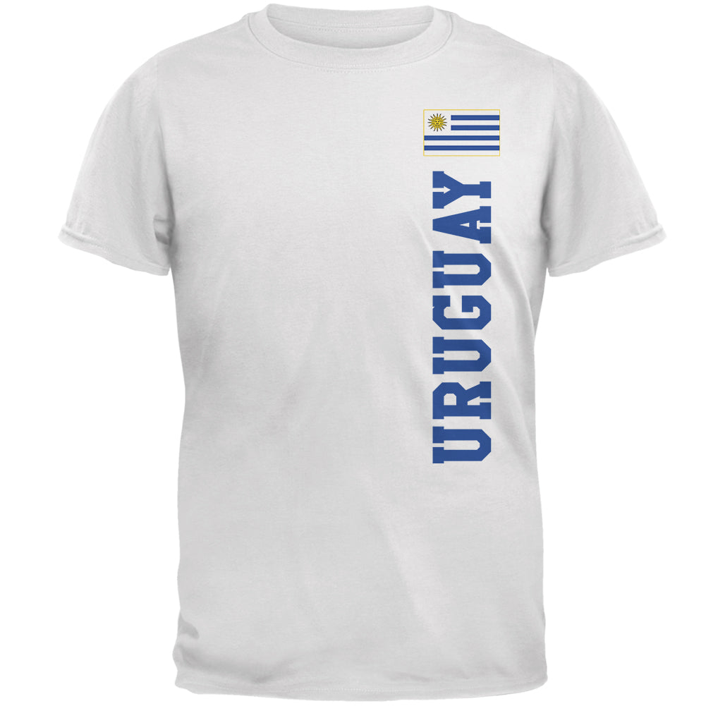 World Cup Uruguay Mens T Shirt Men's T-Shirts Old Glory 2XL White