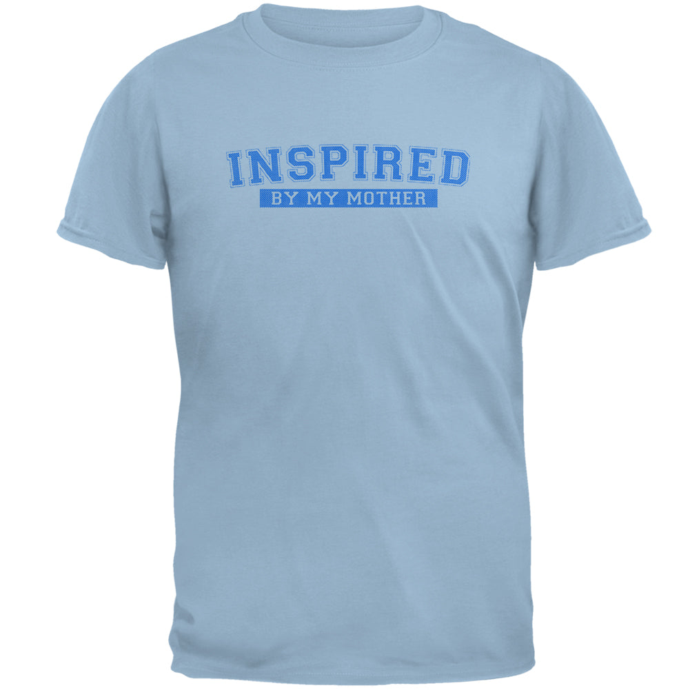 Mother's Day Inspired By My Mother Mens T Shirt Men's T-Shirts Old Glory 2XL Light Blue