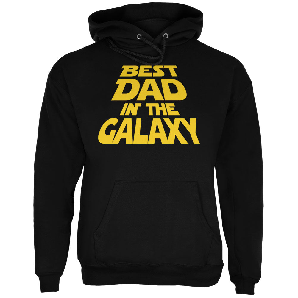 Best Dad In The Galaxy Mens Hoodie Men's Hoodies Father's Day 2XL Black