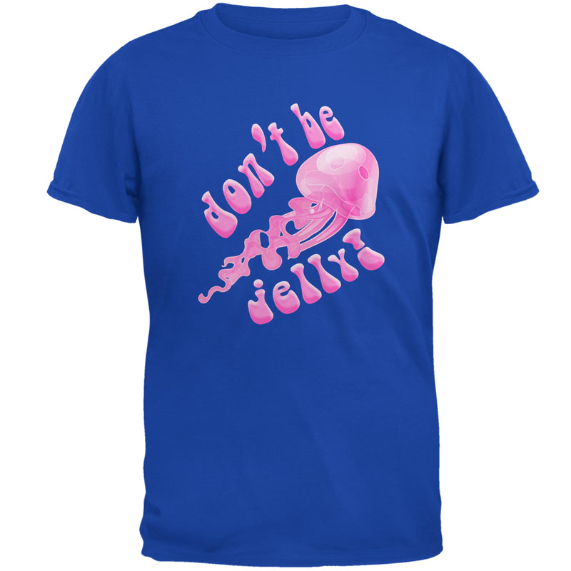 Don't Be Jelly Jellyfish Pun Mens T Shirt Men's T-Shirts Old Glory 2XL Royal
