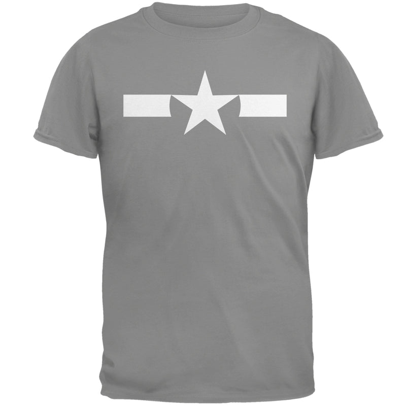 WWII Army Air Force Navy Insignia Mens T Shirt Men's T-Shirts global 2XL Gravel