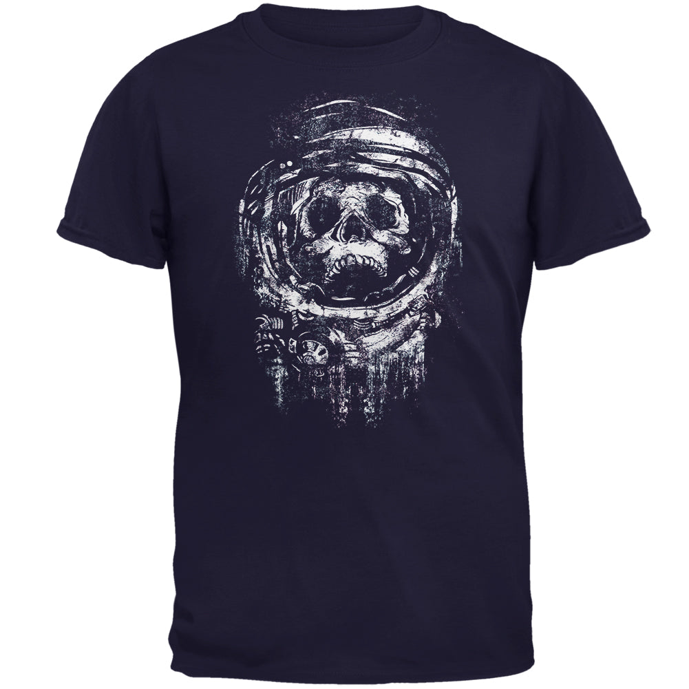 Dead Space Astronaut Skull Mens T Shirt Men's T-Shirts Old Glory 2XL Navy