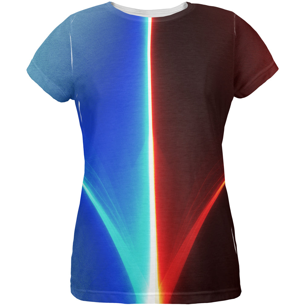 Choose Your Own Path to Destiny All Over Womens T Shirt Women's T-Shirts Old Glory LG Multi