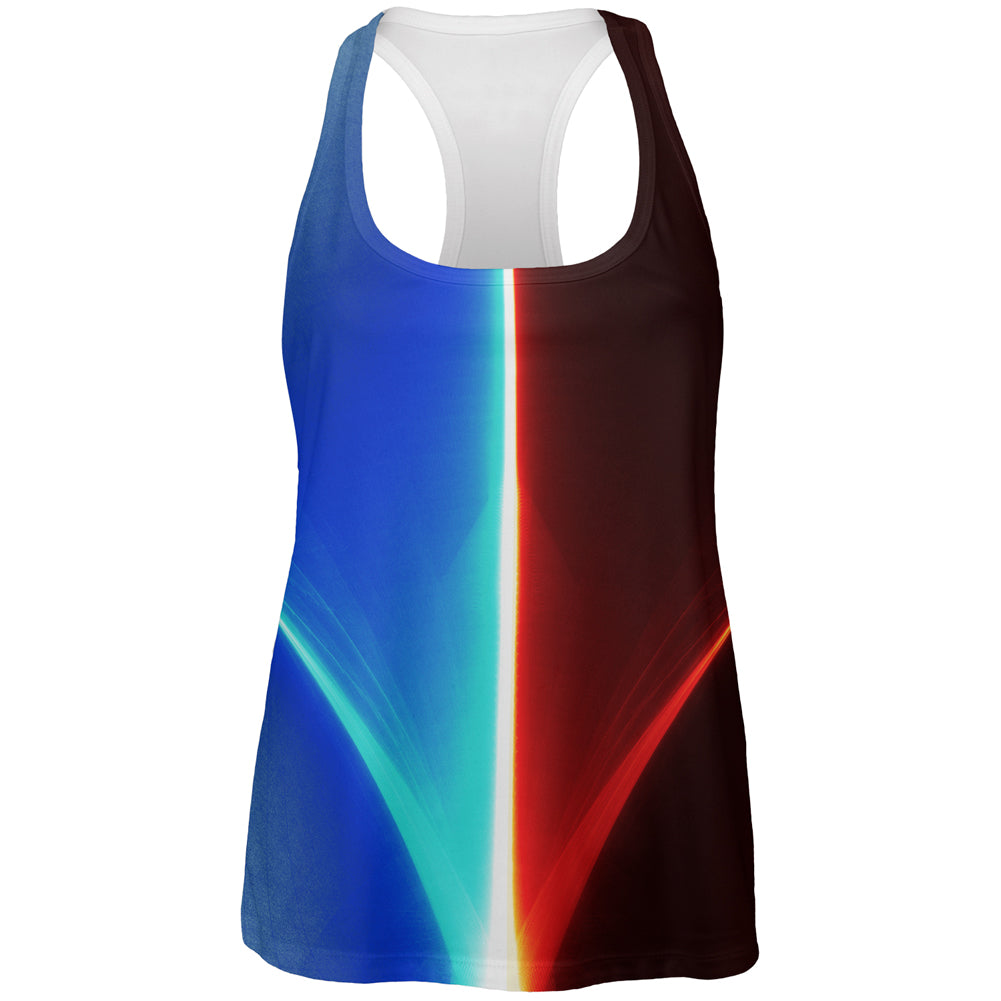 Choose Your Own Path to Destiny All Over Womens Work Out Tank Top Women's Tank Tops Old Glory 2XL Multi