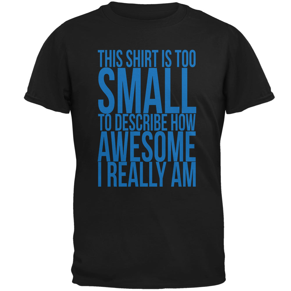 Father's Day Too Small Awesome Mens T Shirt Men's T-Shirts Father's Day 2XL Black