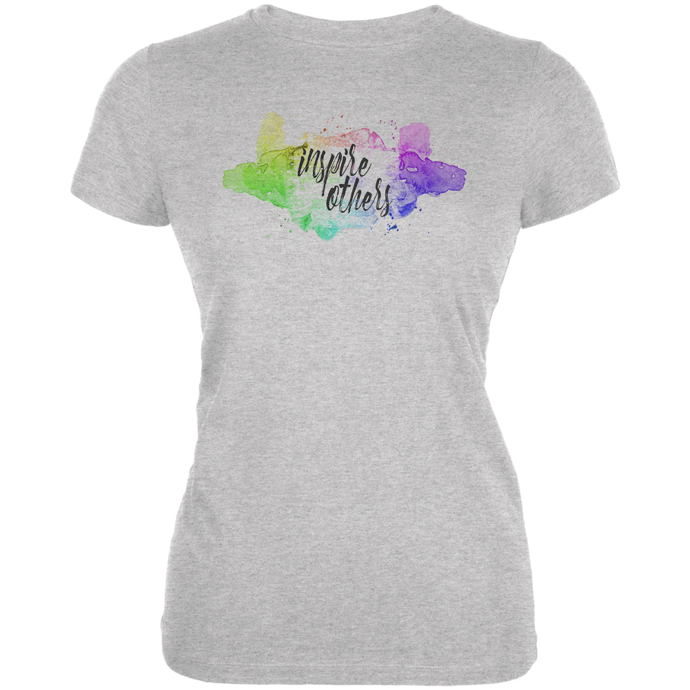 Art School Graduation Inspire Others Juniors Soft T Shirt Juniors T-Shirts Old Glory 2XL Heather