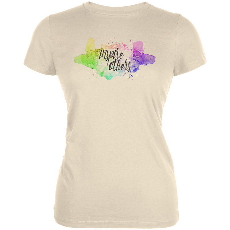 Art School Graduation Inspire Others Juniors Soft T Shirt Juniors T-Shirts Old Glory 2XL Soft Cream