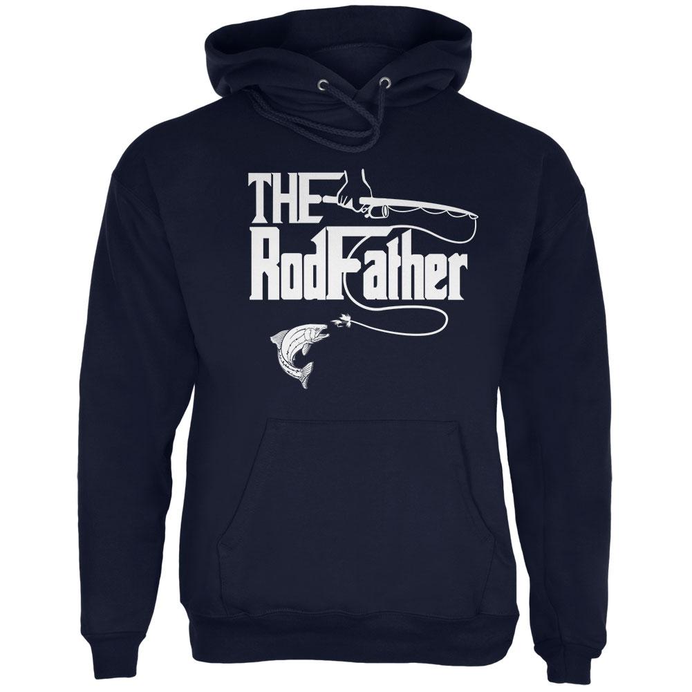 Father's Day Rod Father Fishing Mens Hoodie Men's Hoodies Old Glory 2XL Navy
