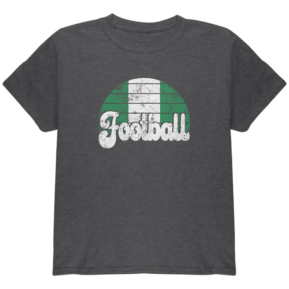 World Cup Nigeria Football Soccer Youth T Shirt Youth T-Shirts Old Glory LG Grey