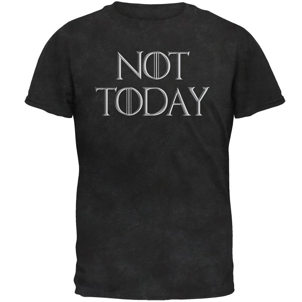 Not Today Procrastinate Death Mens T Shirt Men's T-Shirts Old Glory 2XL Black