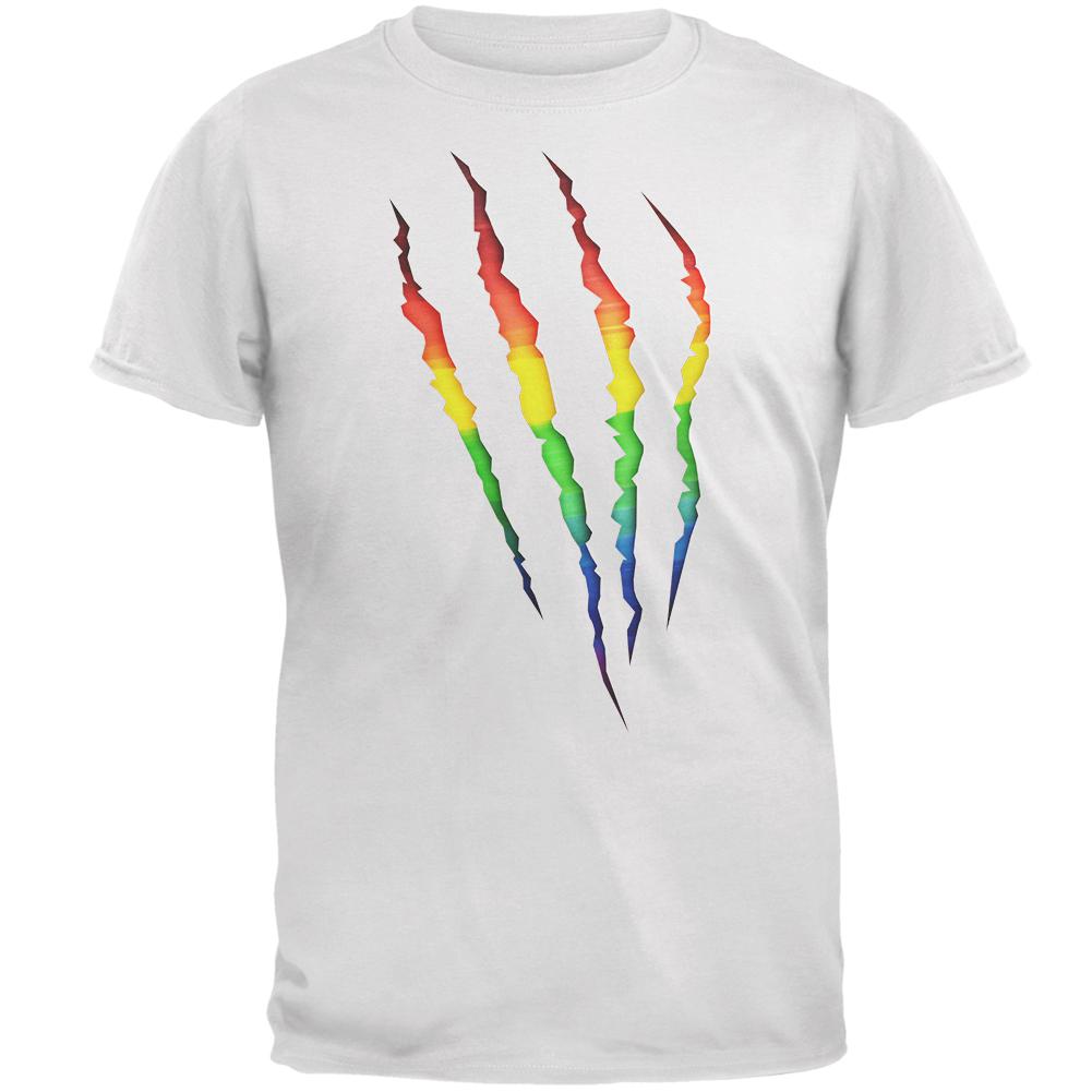 LGBT SURPRISE I'm Gay Mens T Shirt Men's T-Shirts Old Glory 2XL White