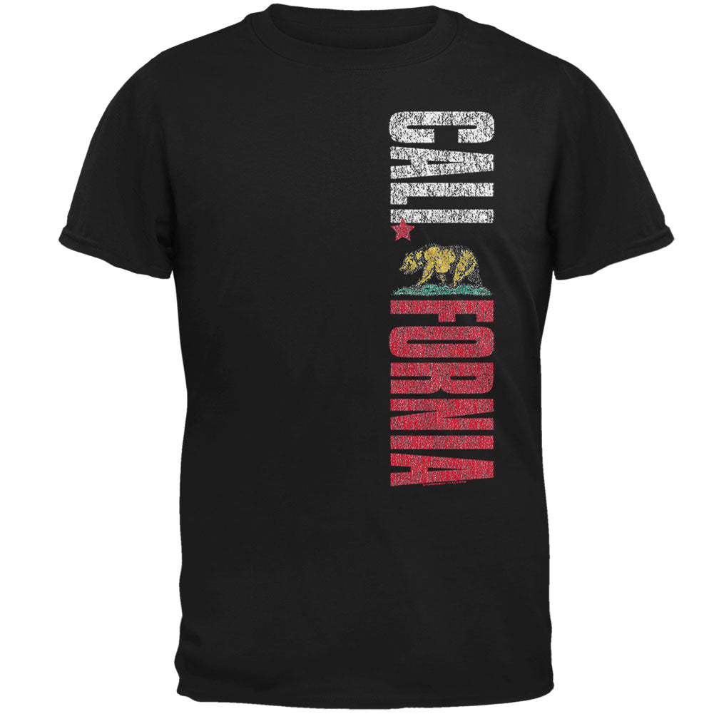 Bear California Mens T Shirt Men's T-Shirts Old Glory 2XL Black